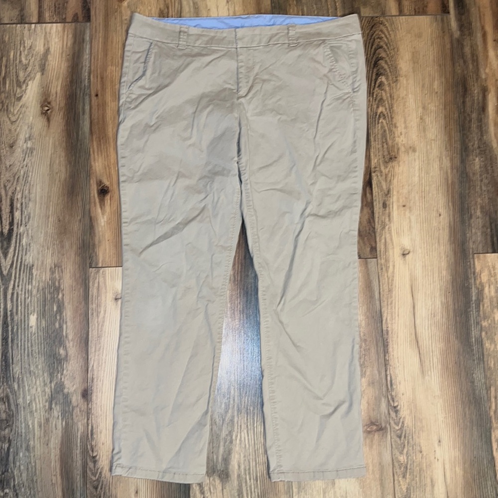 Ankle khaki pants